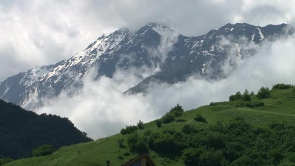 Észak-Oszétia, kaukázusi, oroszországi természet Kurtat-szurdok. — Stock videók