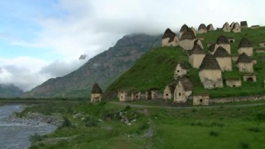 Ortaçağ Şehir mertvyh.severnaya Osetya. Kafkasya. Rusya.