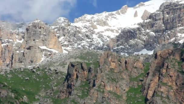 Kurtat Gorge Kuzey Osetya-Alanya, Kafkasya. — Stok video