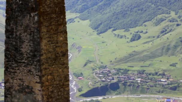 Gorge Kurtat Ossétie du Nord-Alanie, Caucase . — Video