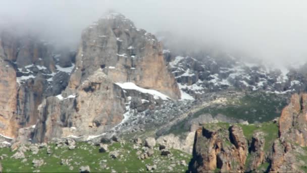 Kurtat Gorge North Ossetia-Alania, the Caucasus. — Stock Video