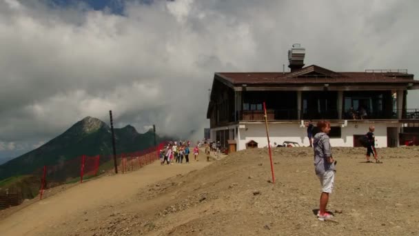 Sochi - Krasnaya Polyana - Rosa Khutor — Vídeo de Stock