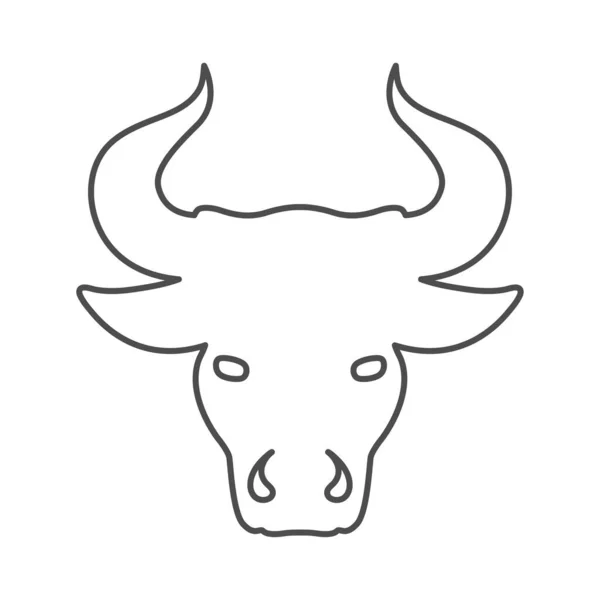 Εικονίδιο Μεταλλικό Σύμβολο Ταύρου Του 2021 Διανυσματική Απεικόνιση — Διανυσματικό Αρχείο