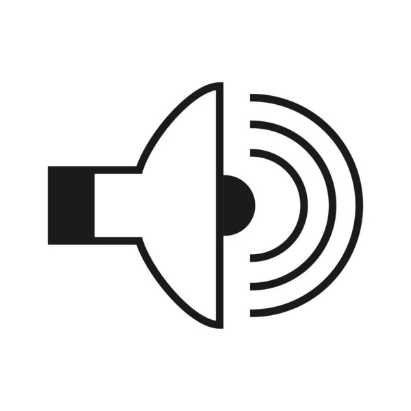 Geluidsvolume Pictogram Controle Volume Pictogram Llustratie — Stockvector