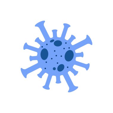 Coronavirus COVID 19 beyazı izole etti. Görüntü