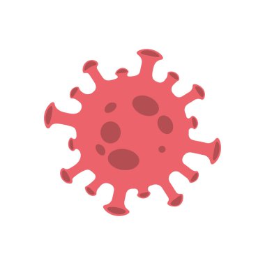 Coronavirus COVID 19 beyazı izole etti. Görüntü