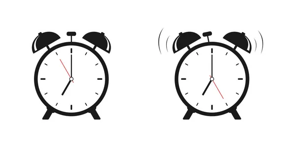 Sleep Wake Alarm Clock Icons Set Illustration — Stock Photo, Image