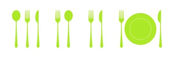 Conjunto Ícones Sobre Tema Alimentação Saudável Ilustração Vetorial — Fotografia de Stock