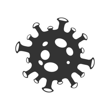 Coronavirus COVID 19 beyazı izole etti. Görüntü