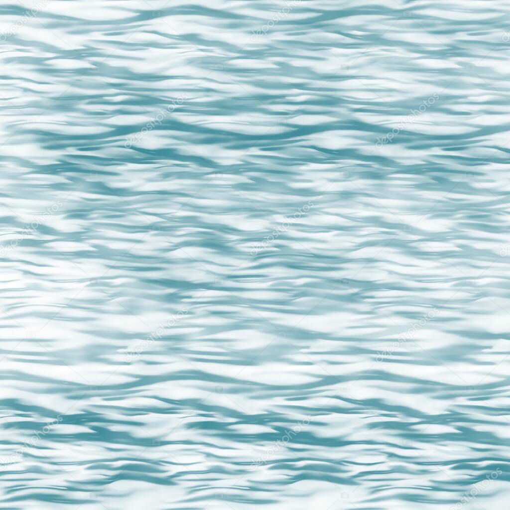 Blurred, textured scenic background. Blue-blue texture that imitates the water surface, waves.