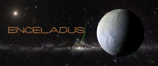 Uzaydaki Enceladus.