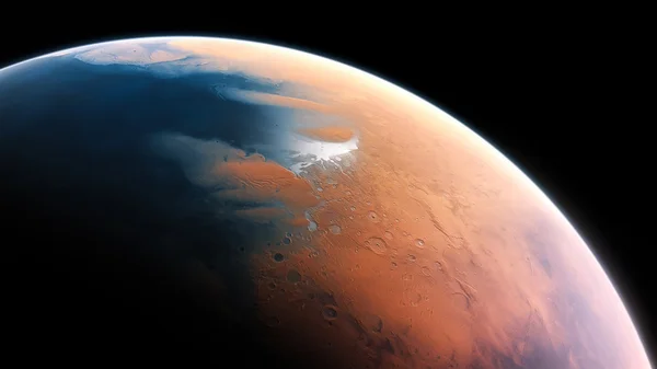 Marte Elementos de esta imagen proporcionados por la NASA — Foto de Stock