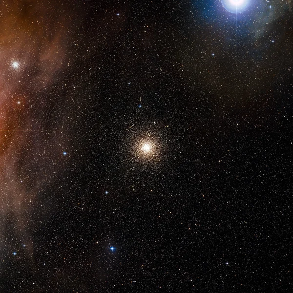 Nebulosa das estrelas no espaço. Elementos desta imagem fornecidos pela NASA — Fotografia de Stock
