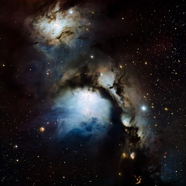Nebulosa stellare nello spazio. Elementi di questa immagine forniti dalla NASA — Foto Stock