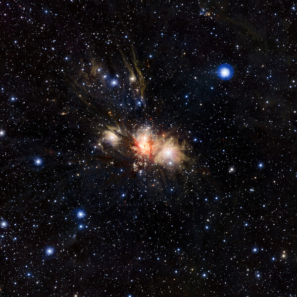 Stars nebula in space. Elements of this image furnished by NASA