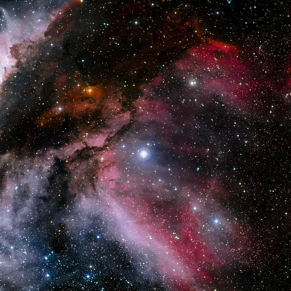 Csillag-köd a térben. Ez a kép a Nasa berendezett elemei — Stock Fotó