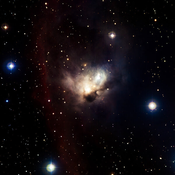 Stars nebula in space. Elements of this image furnished by NASA