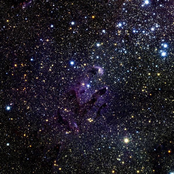 Stars nebula in space. Elements of this image furnished by NASA