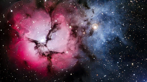 Nebulosa stellare nello spazio. Elementi di questa immagine forniti dalla NASA — Foto Stock