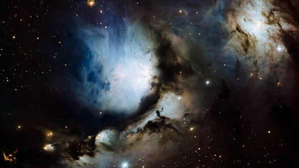Stars nebula in space. Elements of this image furnished by NASA