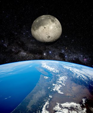 Dünyamız uzaydan geliyor. Bu görüntünün unsurları Nasa tarafından desteklenmektedir