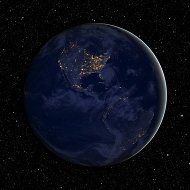 Dünyamız uzaydan geliyor. Bu görüntünün unsurları Nasa tarafından desteklenmektedir