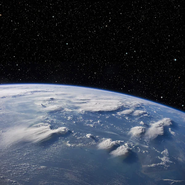 Планета Земля из космоса. Элементы этого изображения предоставлены НАСА — стоковое фото