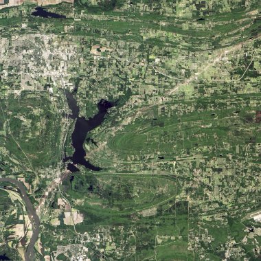 Uzaydan Dünya görünümü. Nasa tarafından döşenmiş bu görüntü unsurları 