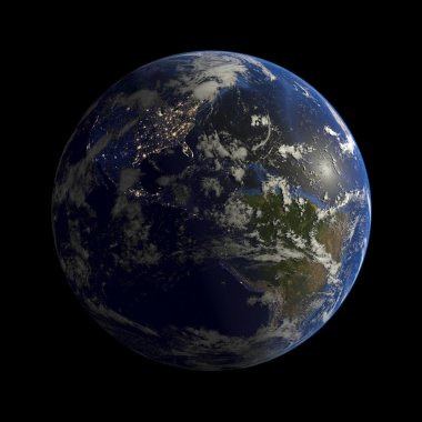 3D render toprak