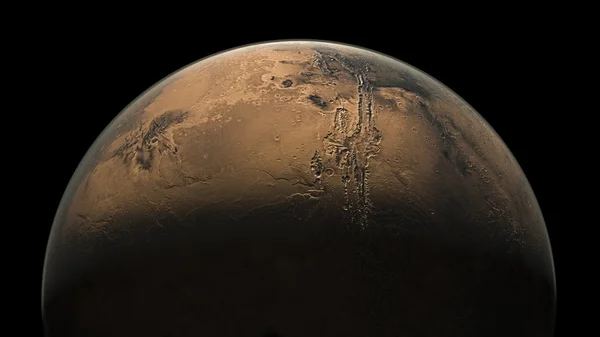 火星の惑星太陽系 3 d のレンダリング — ストック写真