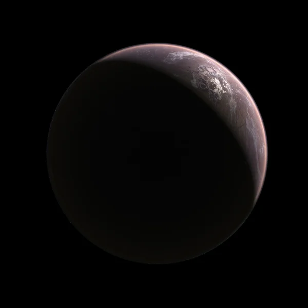 エイリアンのエキソ惑星 3 d レンダリング — ストック写真