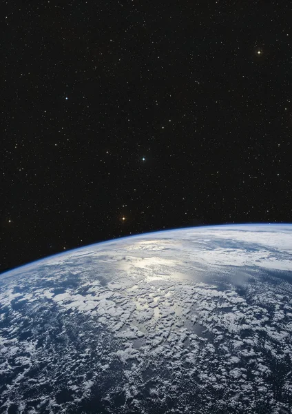 Планета Земля з космосу — стокове фото