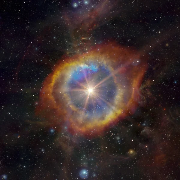 Uzayda yıldız Bulutsusu — Stok fotoğraf