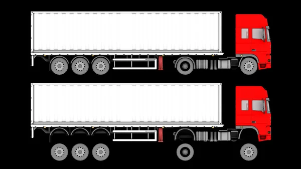 Vrachtwagen geïsoleerd — Stockfoto