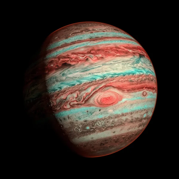 Jupiter geïsoleerde planeet — Stockfoto