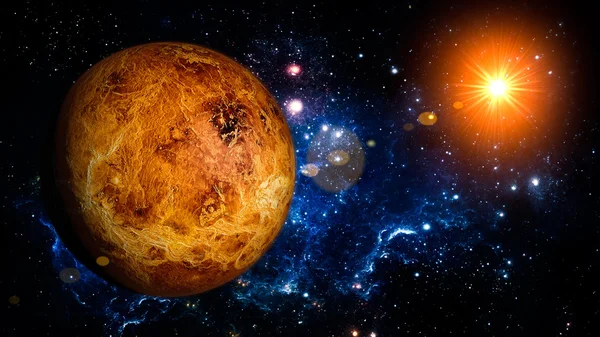 金星惑星太陽系スペースの分離 — ストック写真