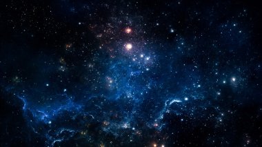 Boşluk bulutsu. Nasa tarafından döşenmiş bu görüntü unsurları