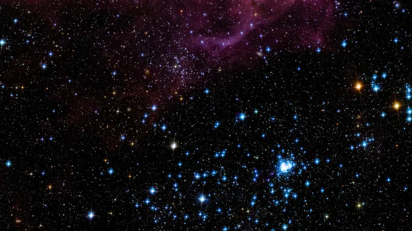 Nebulosa espacial. Elementos de esta imagen proporcionados por la NASA — Foto de Stock