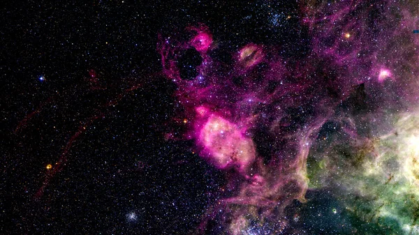 Nébuleuse spatiale. Éléments de cette image fournis par la NASA — Photo