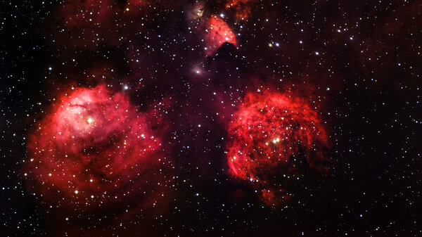 Space nebula. Elements of this image furnished by NASA