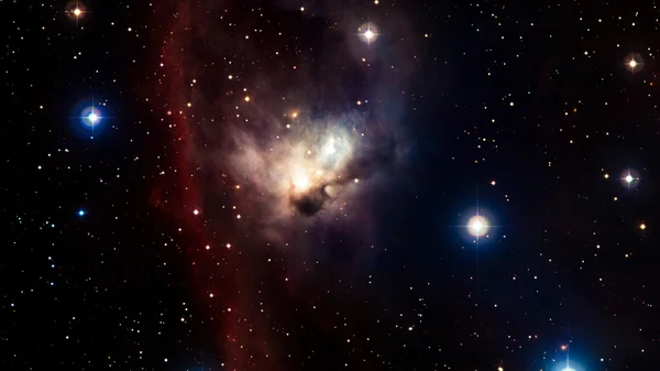 Nebulosa espacial. Elementos de esta imagen proporcionados por la NASA — Foto de Stock