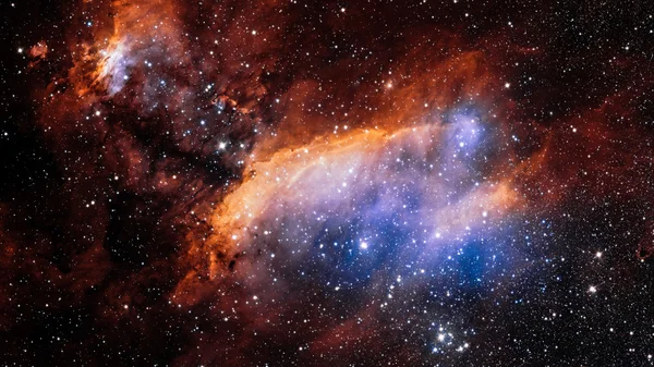 Nebuloasa spaţială. Elemente ale acestei imagini furnizate de NASA — Fotografie, imagine de stoc