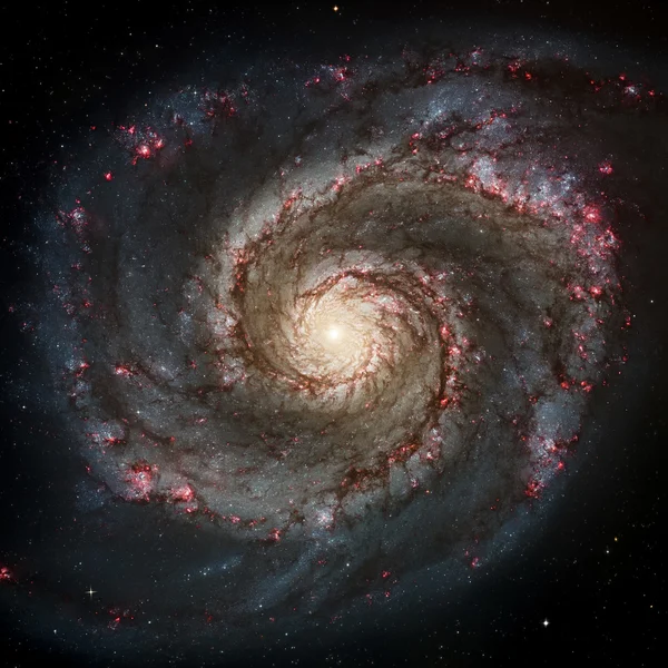 Ver imagen del sistema Galaxy aislado Elementos de esta imagen proporcionados por NASA —  Fotos de Stock