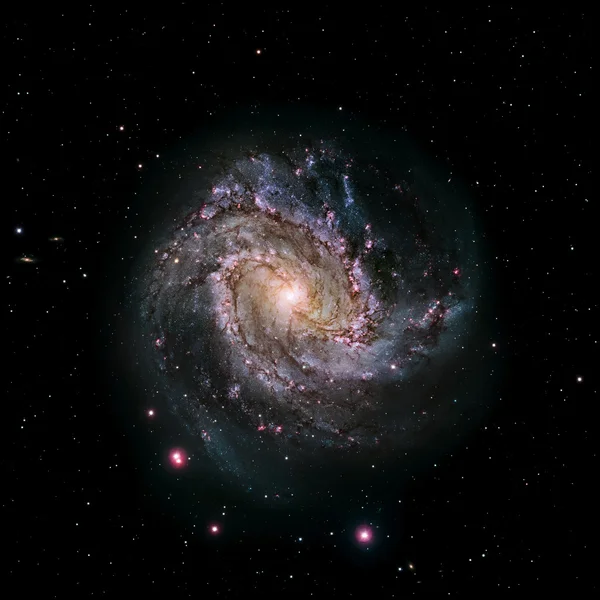 Ver imagen del sistema Galaxy aislado Elementos de esta imagen proporcionados por NASA —  Fotos de Stock