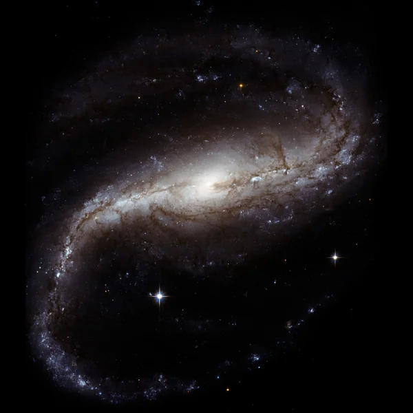 Ver imagen del sistema Galaxy aislado Elementos de esta imagen proporcionados por NASA —  Fotos de Stock