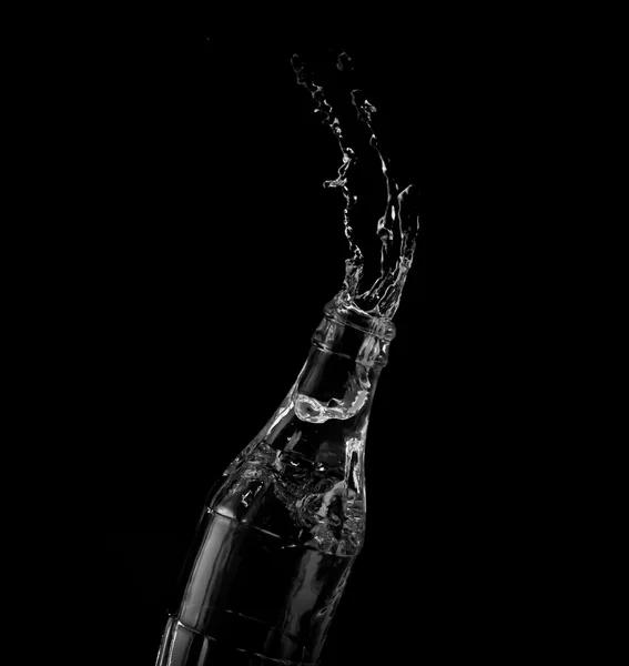 Wasserflasche aus Glas. — Stockfoto