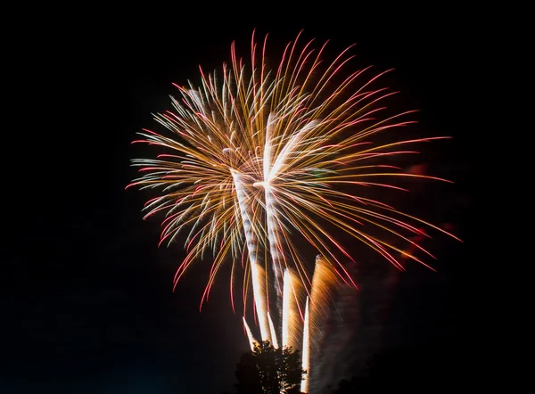 Yeni yıl kutlamaları havai fişek.