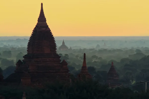 Bagan starożytnych pagody w Myanmar. — Zdjęcie stockowe