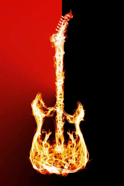 Yangın elektrik gitar