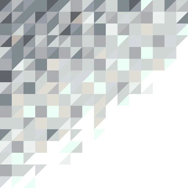 Abstrato quadrado e triângulo pixel fundo . — Vetor de Stock